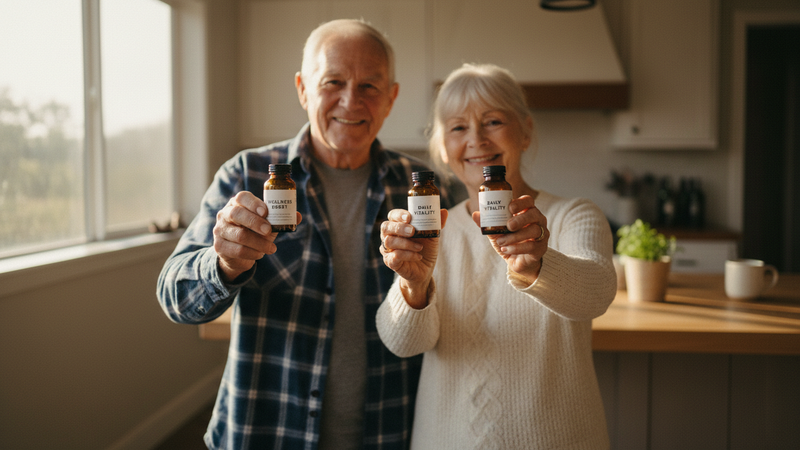 Customers with the product at home